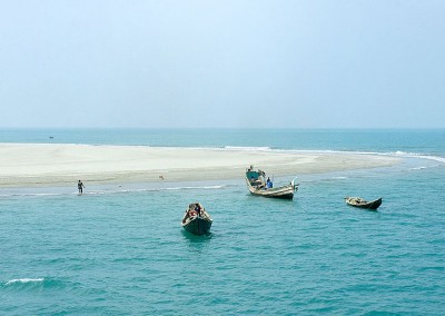 first view of st martin island