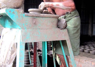 Experience making of pottery in day tour with deshghuri