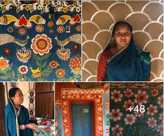 আলপনা – Alpona Village Art – 文化村